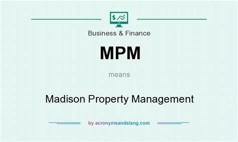 Mpm madison - Mar 6, 2024 · MPM is committed to quality service to meet your personal lifestyle and financial capabilities. Let&#39;s rent better together. Madison Property Management Inc. | 838 followers on LinkedIn.